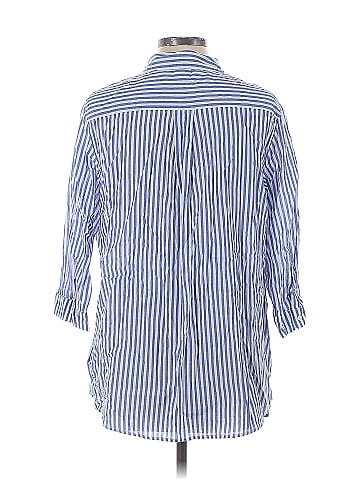 H&M Mama 3/4 Sleeve Button-Down Shirt (view 2)