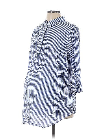 H&M Mama 3/4 Sleeve Button-Down Shirt (view 1)