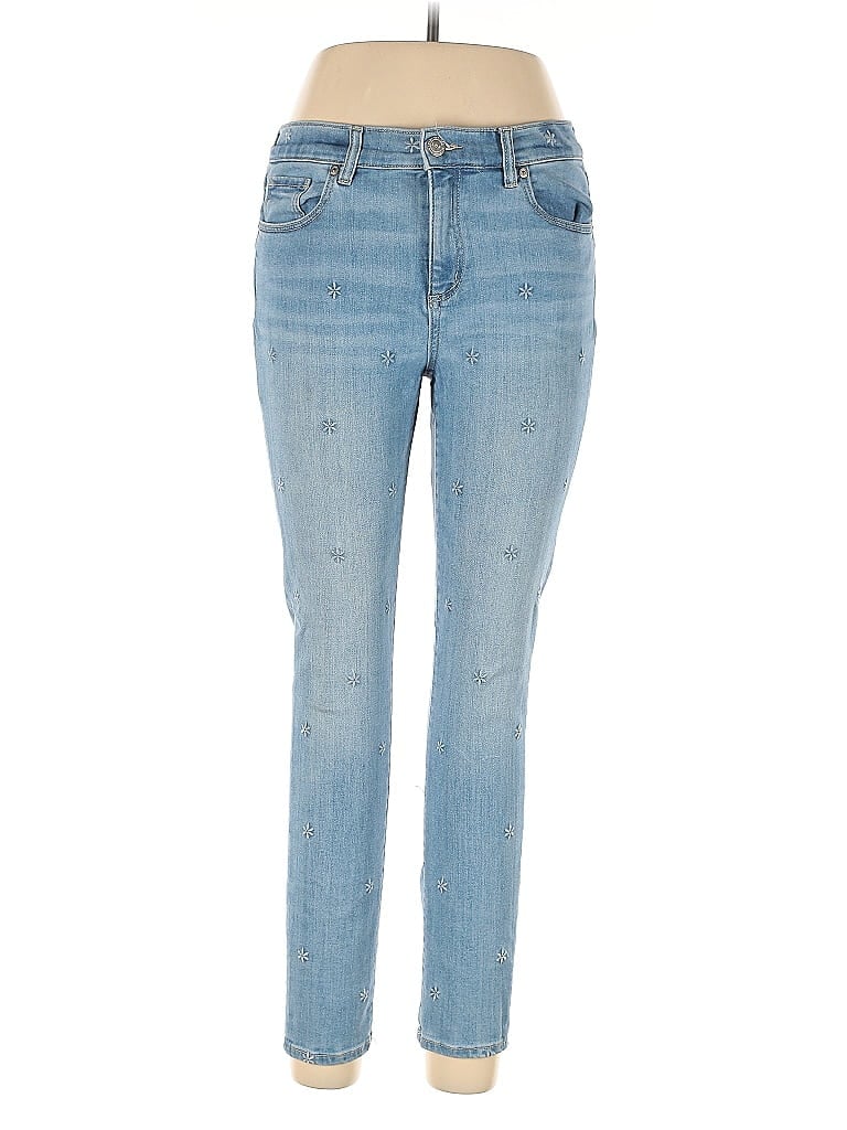 Ann Taylor LOFT Hearts Blue Jeans Size 30 waist - photo 1