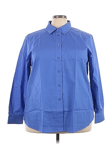 Foxcroft 3/4 Sleeve Button-Down Shirt (view 1)