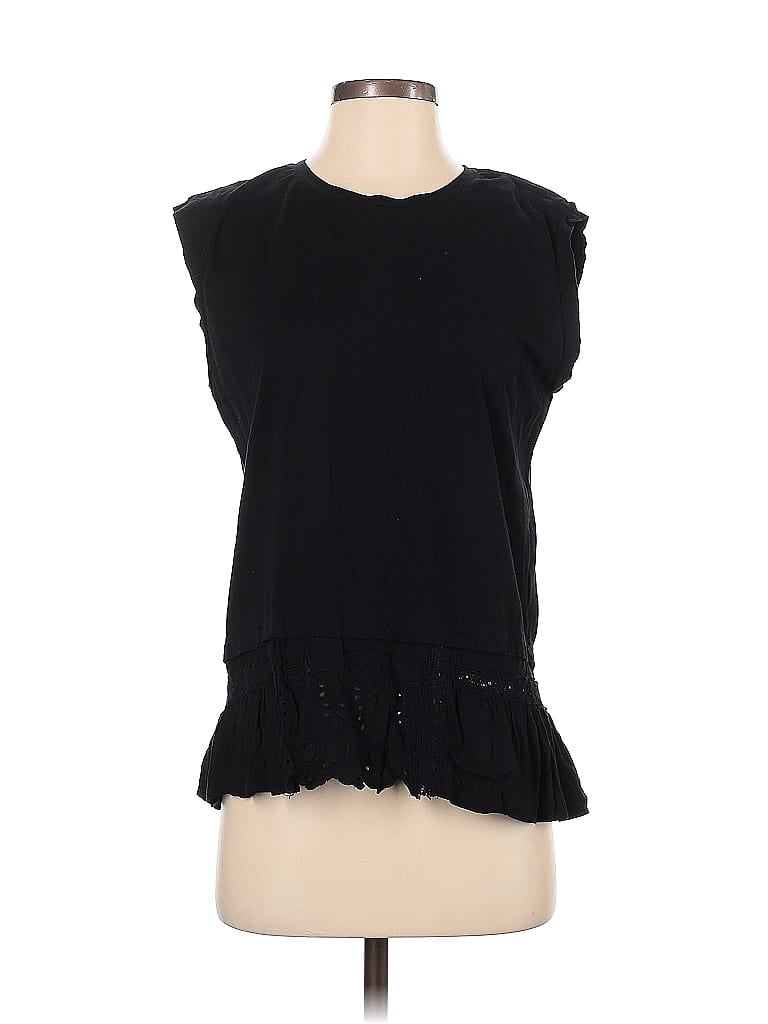 Tiny 100% Cotton Black Short Sleeve Top Size S - photo 1