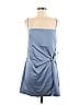 Topshop 100% Polyester Blue Cocktail Dress Size 8 - photo 1
