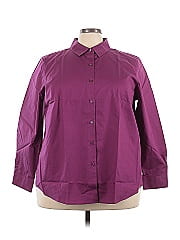 Foxcroft 3/4 Sleeve Button Down Shirt