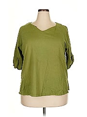 Woman Within 3/4 Sleeve T Shirt