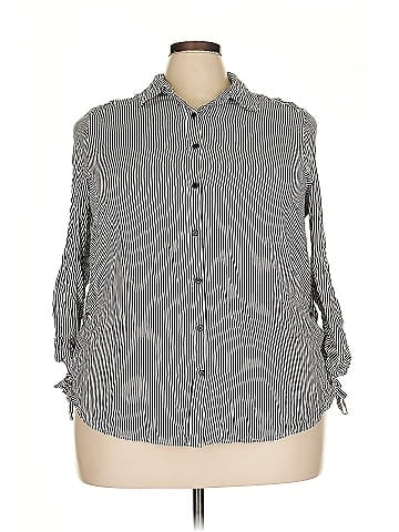 Prescott New York 3/4 Sleeve Button-Down Shirt (view 1)