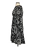 London Times 100% Polyester Print Gray Black Casual Dress Size 0 - photo 5