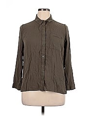 Divided By H&M 3/4 Sleeve Button Down Shirt