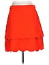 CeCe 100% Polyester Solid Orange Formal Skirt Size 8 - photo 1