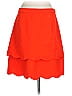 CeCe 100% Polyester Solid Orange Formal Skirt Size 8 - photo 2