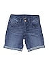 Justice Blue Denim Shorts Size 7 (big kids) - photo 1