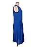 Akris Punto 100% Viscose Solid Blue Cocktail Dress Size 8 - photo 4