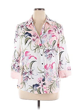 Jm Collection 3/4 Sleeve Blouse