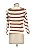 Sézane 100% Cotton Tan 3/4 Sleeve T-Shirt Size XS - photo 2