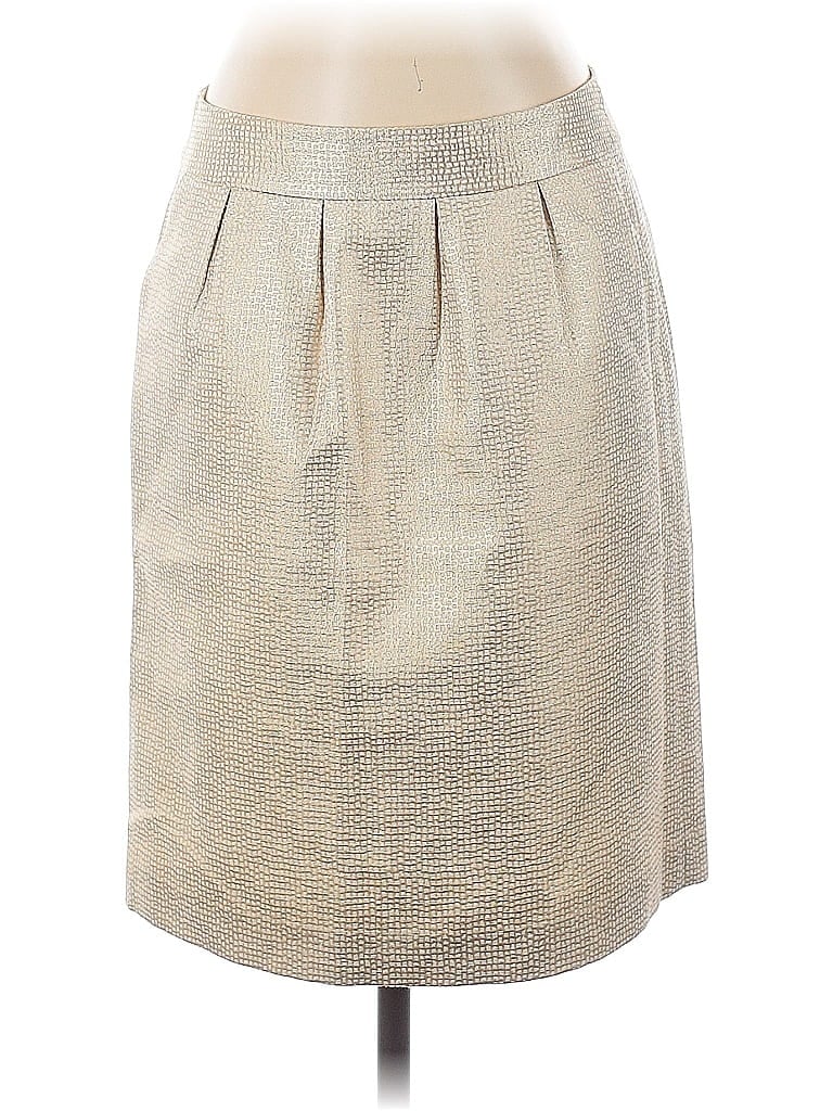 Pre-owned Halogen Formal Skirt In Brown