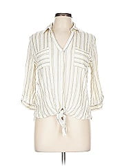 Fortune + Ivy 3/4 Sleeve Button Down Shirt