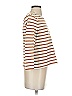 Sézane 100% Cotton Tan 3/4 Sleeve T-Shirt Size XS - photo 3