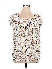 Allegra K Short Sleeve Blouse