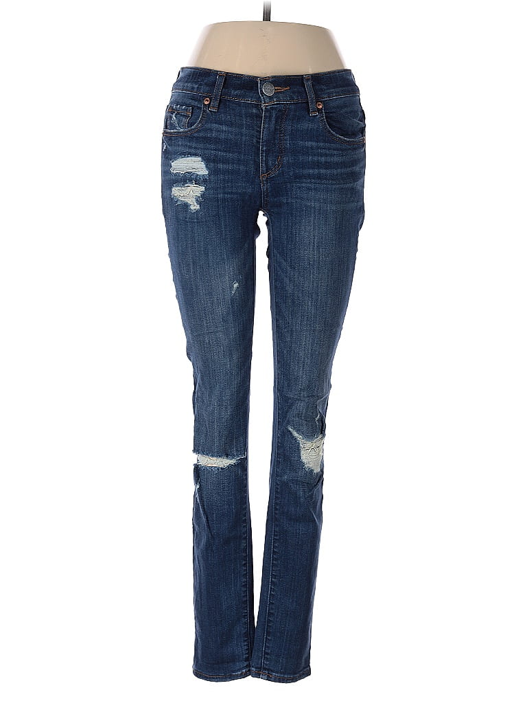 Pre-owned Ann Taylor Loft Jeans In Blue