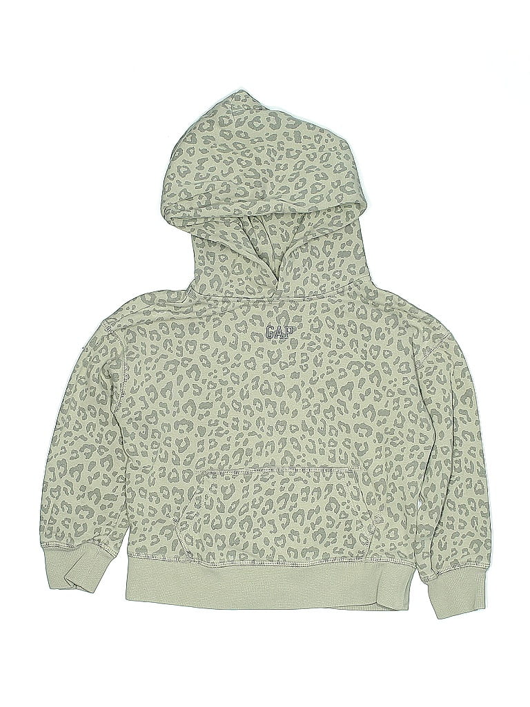 Pre-owned Gap Kids' Pullover Hoodie In Green