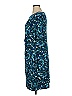 Connected Apparel Print Blue Cocktail Dress Size 16 - photo 5
