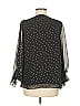 Vince Camuto 100% Polyester Black 3/4 Sleeve Blouse Size M - photo 2
