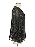 Vince Camuto 100% Polyester Black 3/4 Sleeve Blouse Size M - photo 4