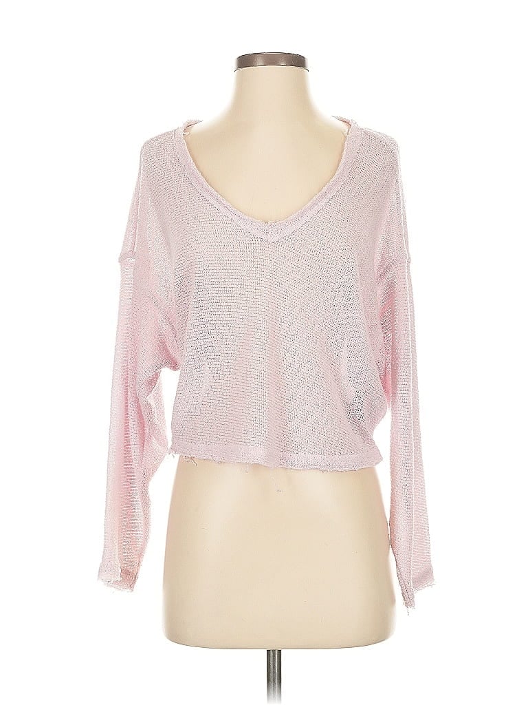 Out From Under 100% Polyester Pink Pullover Sweater Size XS - photo 1