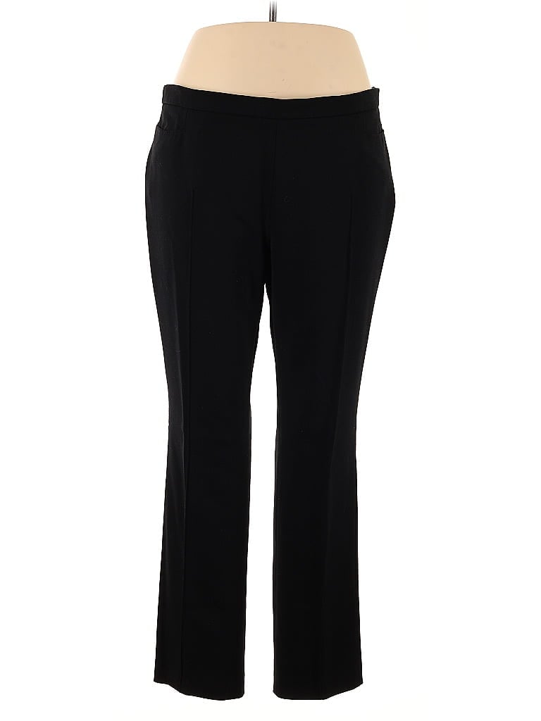 Akris Punto Solid Black Dress Pants Size 16 - photo 1