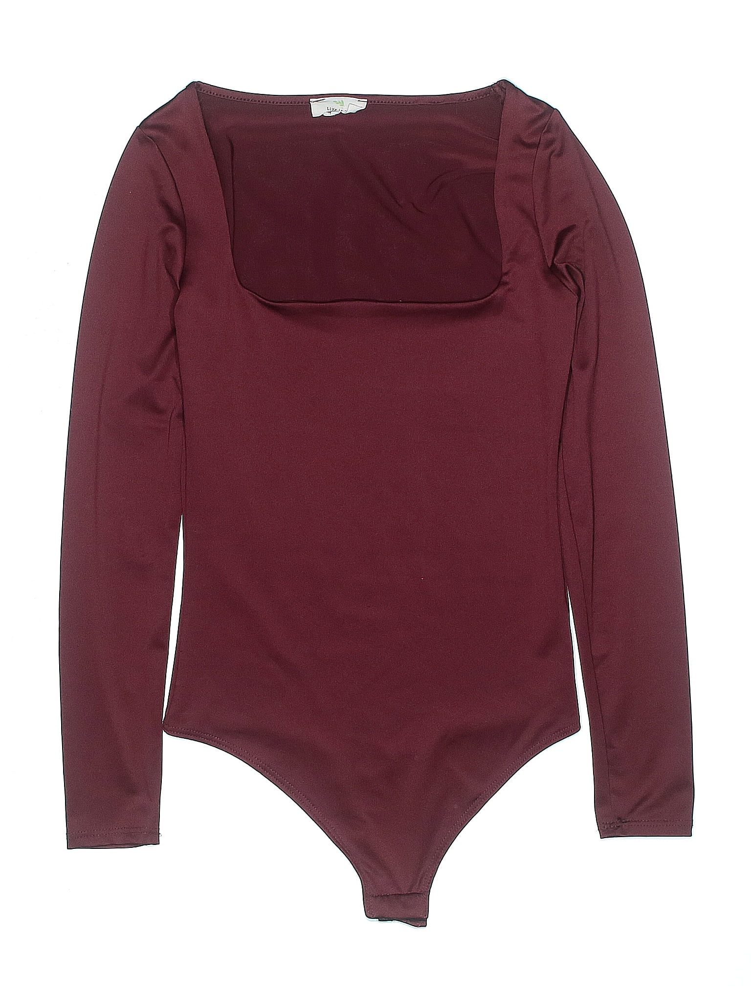 Live in the Moment Burgundy Bodysuit Size S