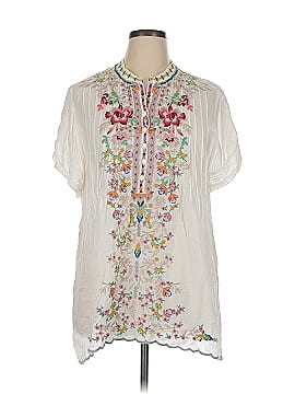 Johnny Was Short Sleeve Blouse