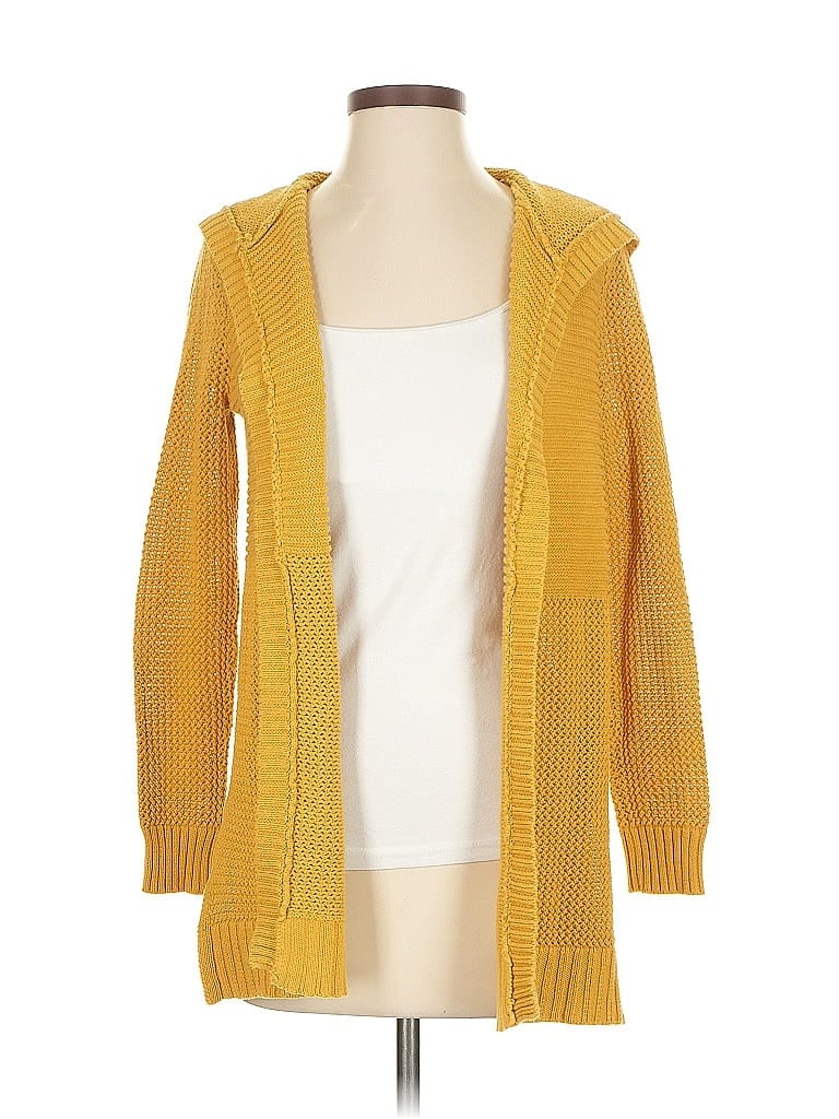 Pre-owned Marled By Reunited Cardigan Sweater In Yellow