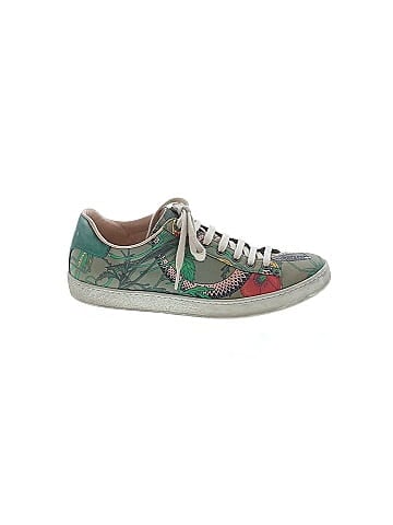 Gucci Canvas Flora Snake Print Ace Sneakers Sneakers (view 1)