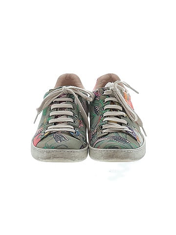 Gucci Canvas Flora Snake Print Ace Sneakers Sneakers (view 2)