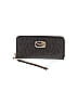 MICHAEL Michael Kors Brown Leather Wristlet One size - photo 1