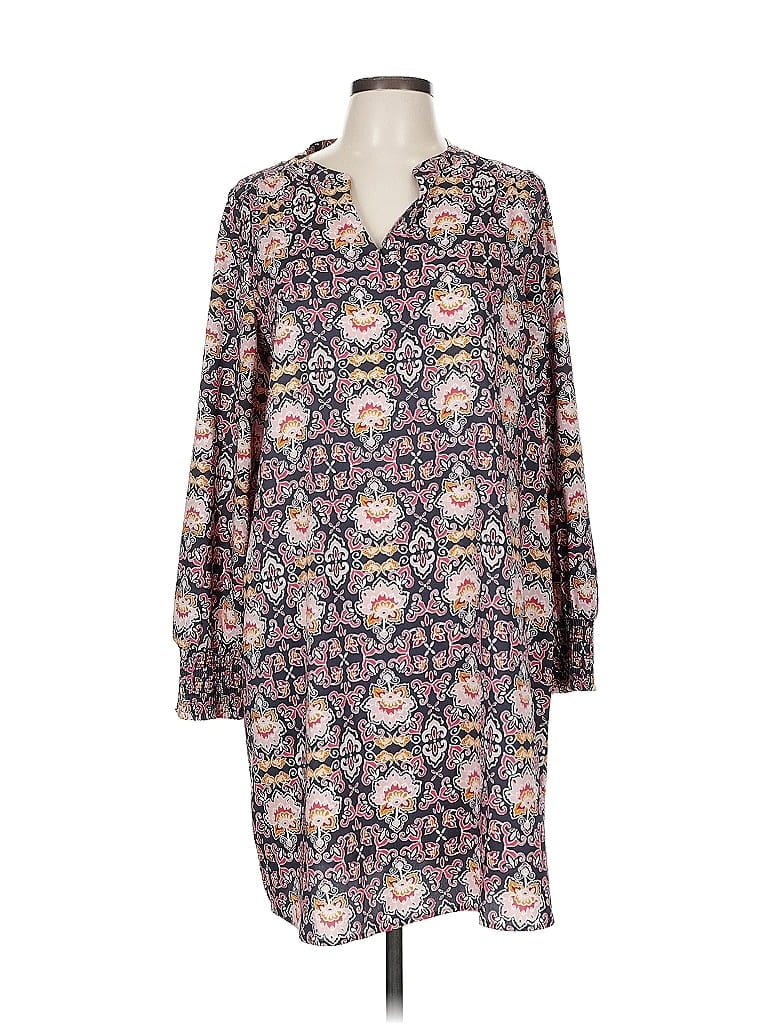 Pre-owned Ann Taylor Loft Casual Dress In Gray