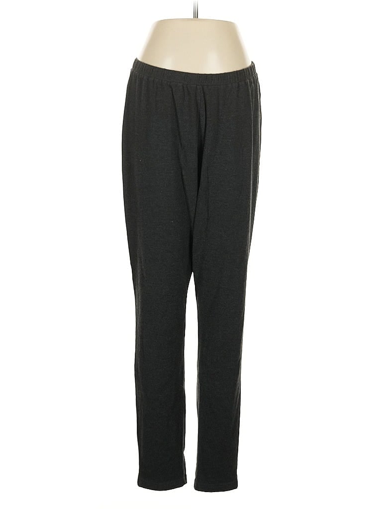 Pre-owned Woman Within Active Pants In Gray