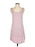 LOGO by Lori Goldstein Solid Pink Casual Dress Size S - photo 1