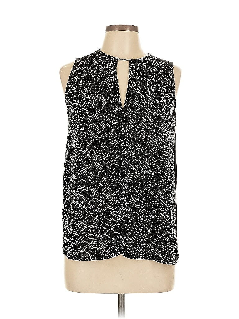 Pre-owned Mng Sleeveless Blouse In Black