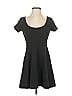 Forever 21 Solid Black Casual Dress Size S - photo 1