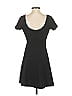 Forever 21 Solid Black Casual Dress Size S - photo 2