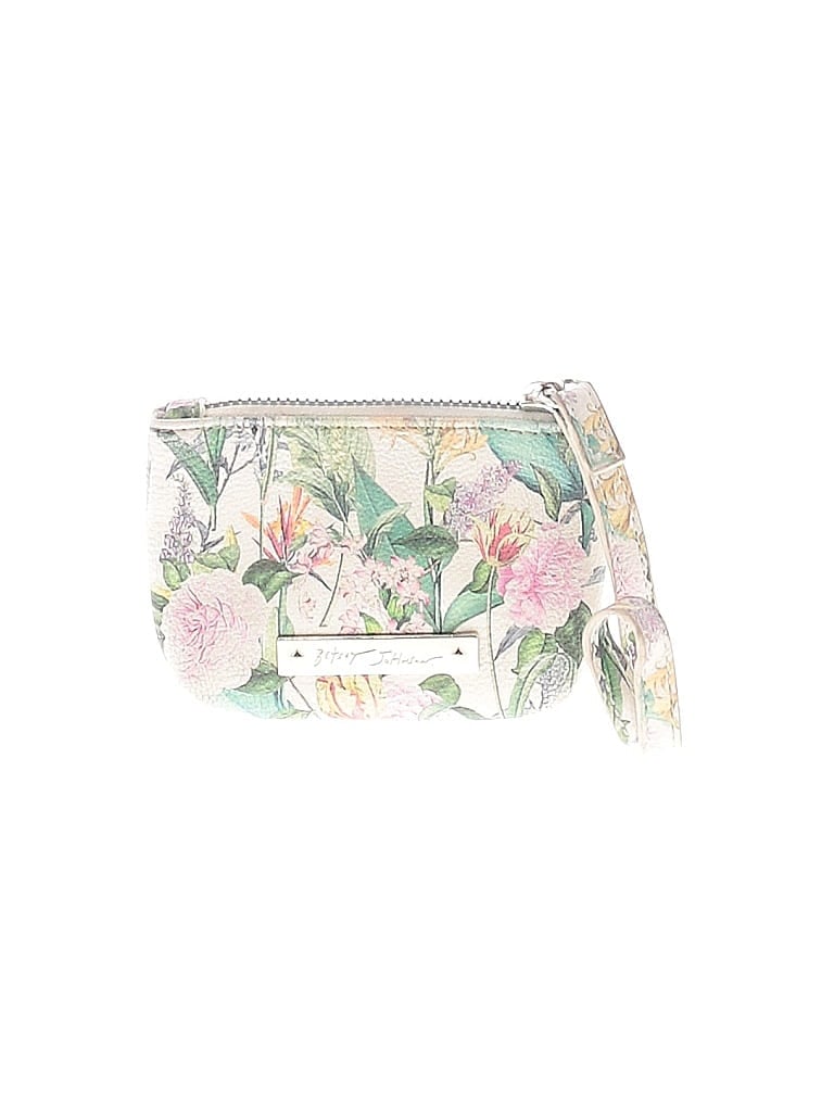 Betsey Johnson Floral White Green Wristlet One size - photo 1
