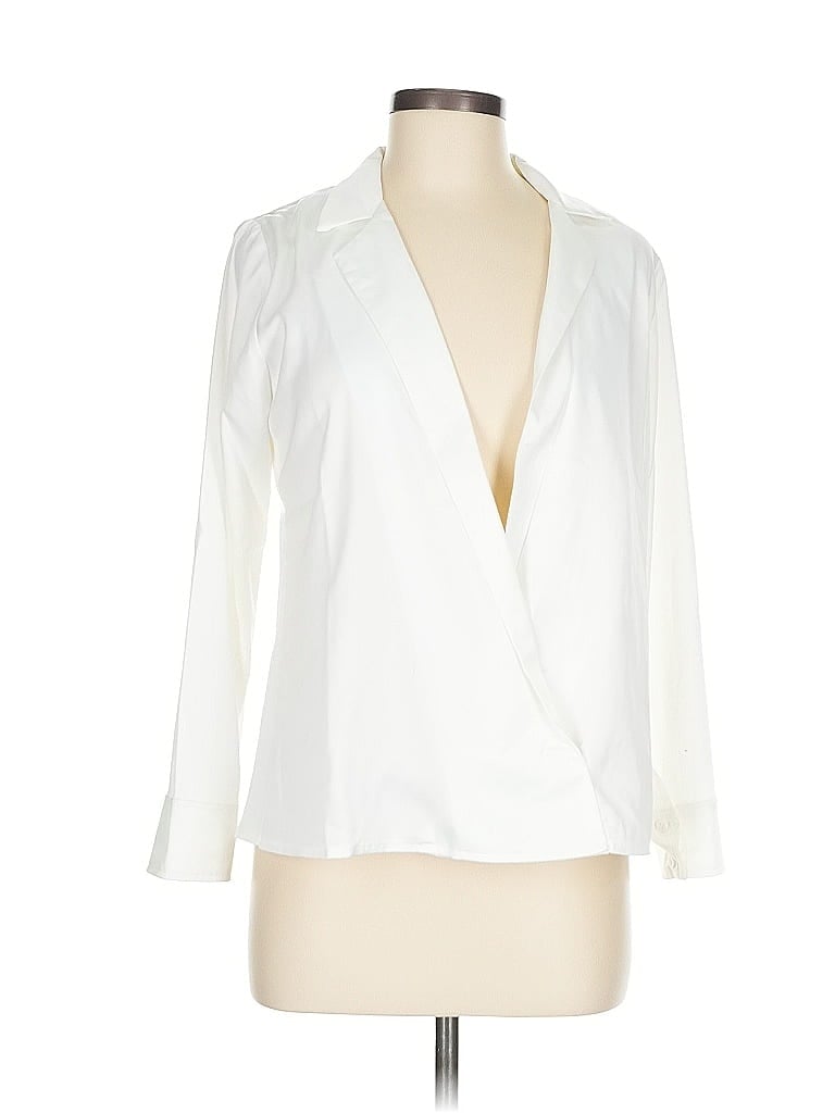 Assorted Brands 3/4 Sleeve Blouse In White