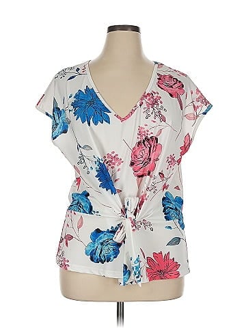Lily by Firmiana Short Sleeve Blouse (view 1)