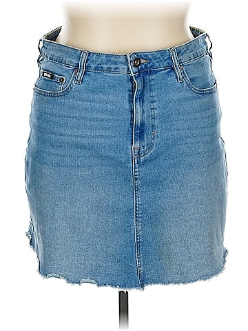 DKNY Jeans Denim Skirt (view 1)