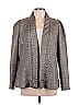 Giorgio Armani 100% Polyester Metallic Gray Blazer Size EU (IT) 48 / US 12 - photo 1
