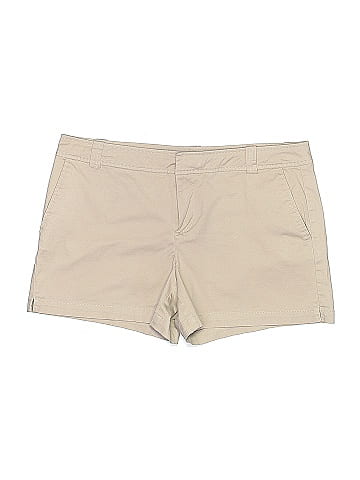 New York & Company Khaki Shorts (view 1)