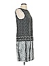 MICHAEL Michael Kors 100% Polyester Graphic Gray Casual Dress Size S - photo 4