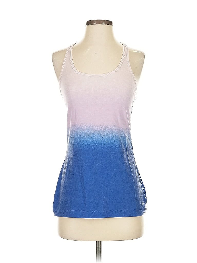 Pre-owned Gap Fit Tank Top Blue Halter Neckline Tops