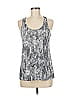 Luigi Bertolli Silver Sleeveless Top Size M - photo 1