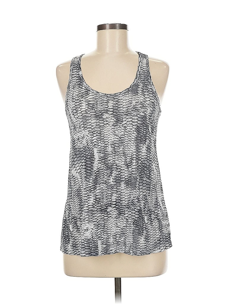 Luigi Bertolli Silver Sleeveless Top Size M - photo 1